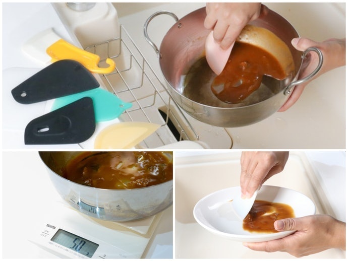 How We Tested the Kitchen Scrapers