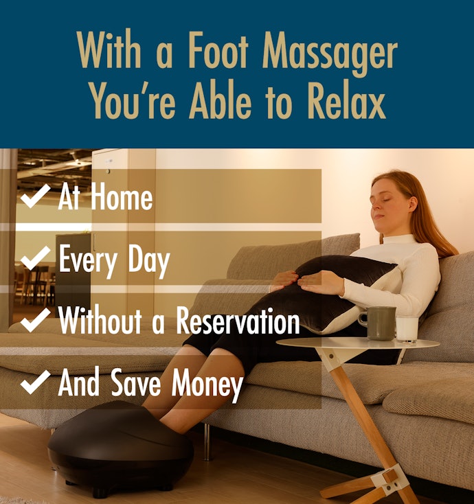 Daily Spa Time With a Foot Massager is Possible.