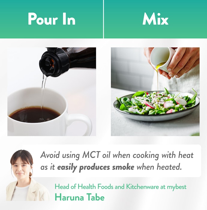 Don't Heat MCT Oil; Instead, Try Adding It to Coffee or Salad Dressing