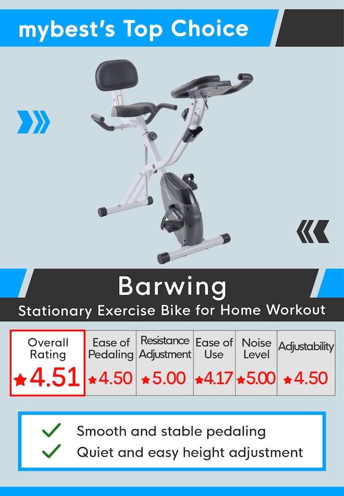 mybest's Top Exercise Bike Pick: Barwing’s Stationary Exercise Bike for Home Workout
