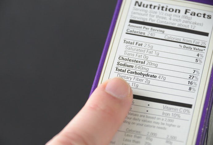 Consider the Nutrition Facts of the Snacks