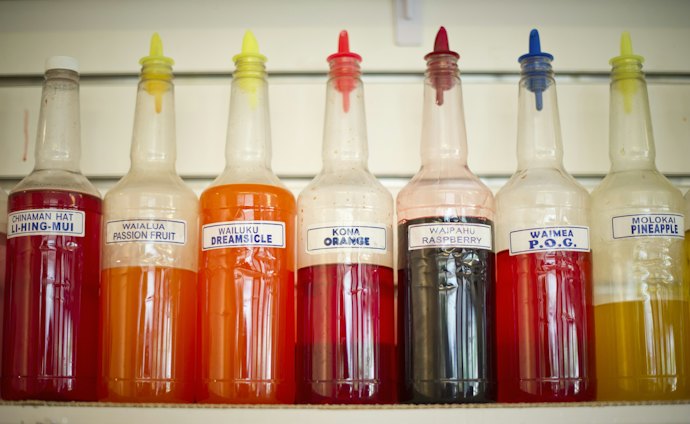 Add on Shaved Ice Accessories Like Syrups and More