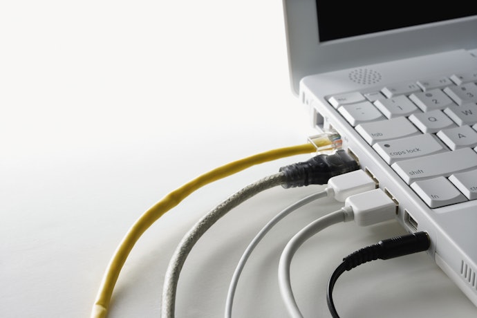 Try a Laptop Stand With Cable Management