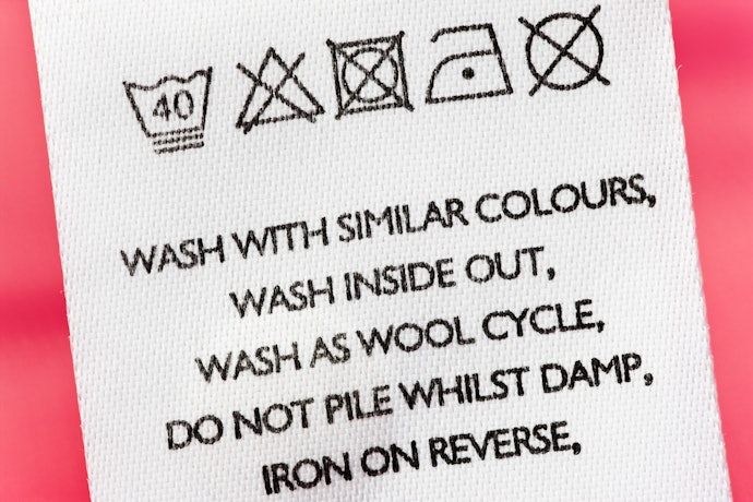Look at the Cleaning Instructions