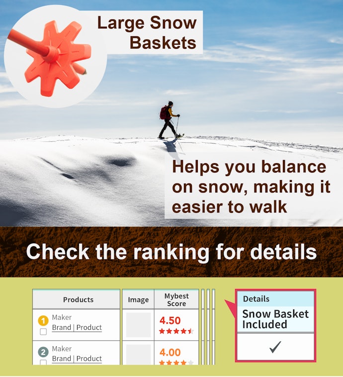For Winter Use, Look for Models With Snow Baskets