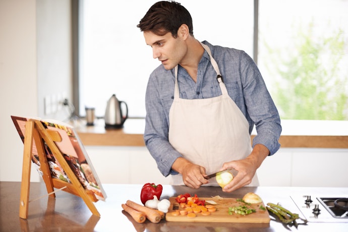 Folding Cookbook Stands Save Space