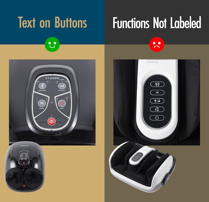 Control Buttons With Clear Instructions Adds Operational Convenience