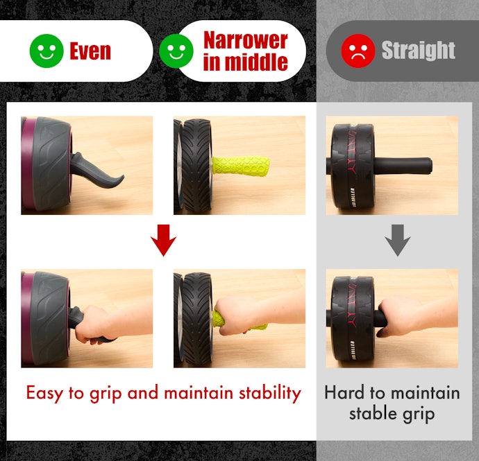 Maintaining Stability is Easier with a Flat Grip
