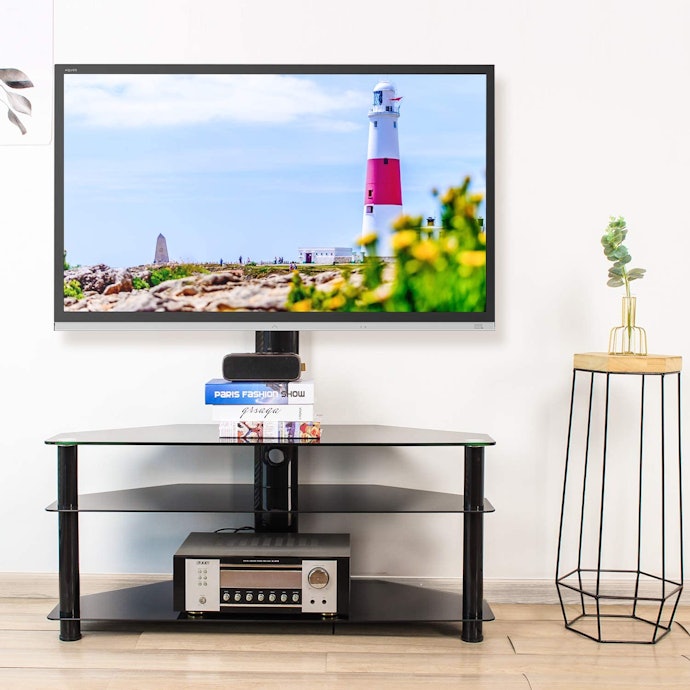 A Stand With Storage Prevents Cluttering