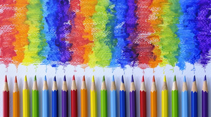 Colored Lead Can Be Used for Sketching or Coloring