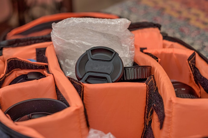 Lined, Removable Inserts for Lenses and Gear