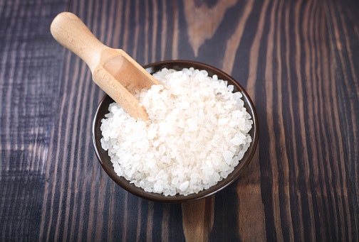 Use Salt on Rough and Dry Skin Areas