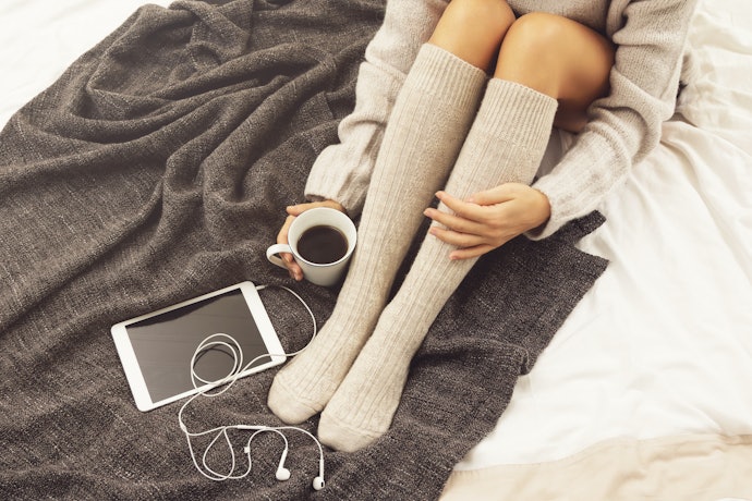 Try Knee-High Socks for Freezing Winters