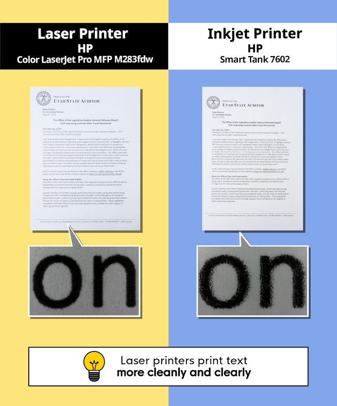 For Business, Choose a Laser Printer