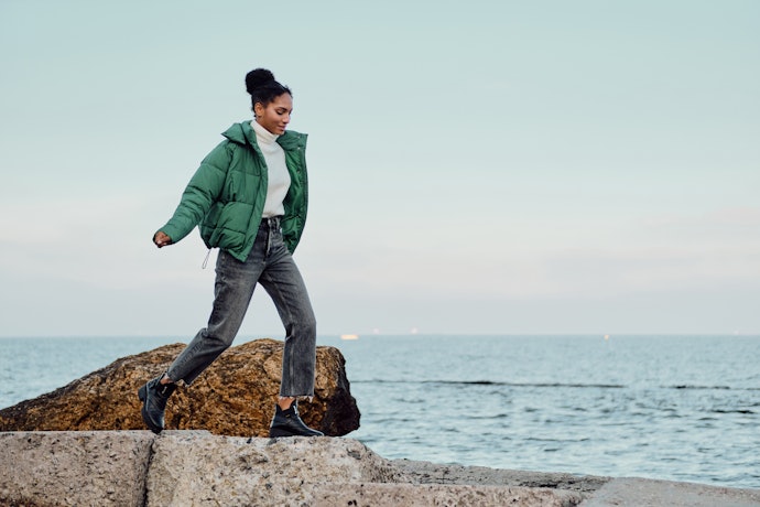 Cropped Puffers for Winter Style