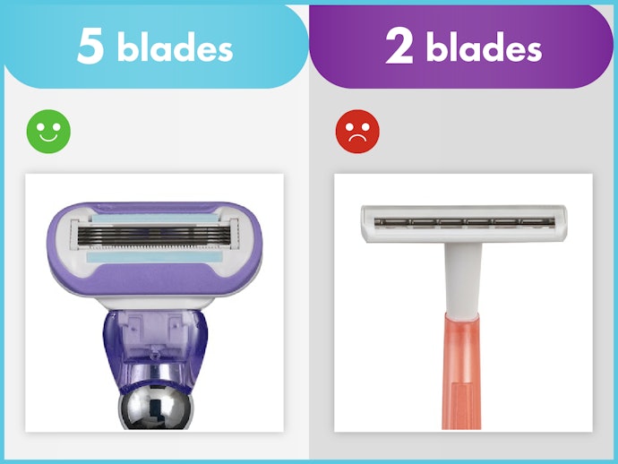 Get All the Hairs With One Pass Using a 5-Blade Razor