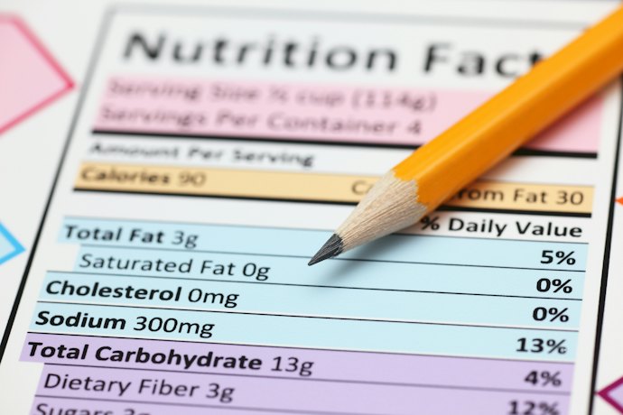 Focus on Protein, Sugar, Carbs, Fats, and Calories
