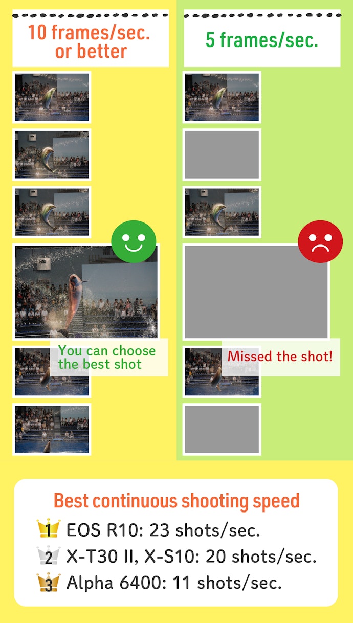 10 Frames per Second Will Help You Not Miss the Shot
