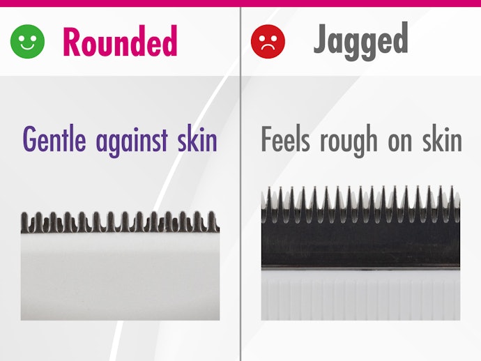 Blades With Round Tips Are Gentler on the Skin, so Avoid Sharp Points
