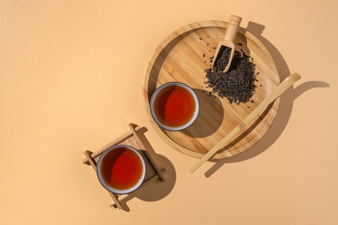 Ripened Pu-erh Tea Features a Woodsy, Earthy Flavor