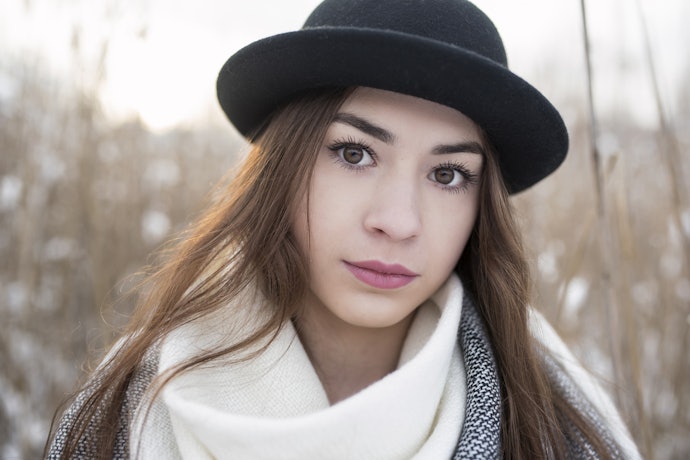 An Oblong Face Looks Great in a Brimmed Hat
