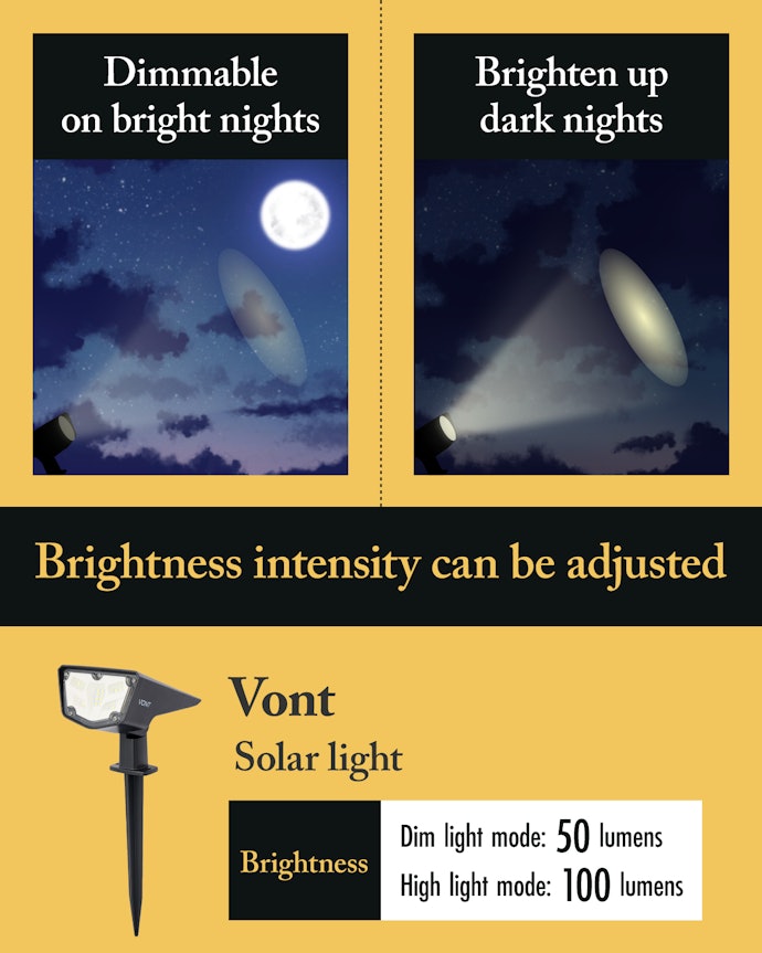 Adjustable Brightness Levels