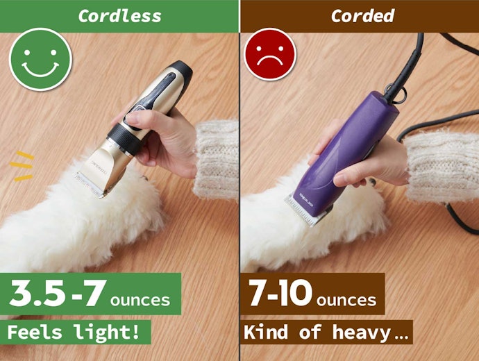 Cordless Clippers Are Lightweight and Reduce Hand Fatigue