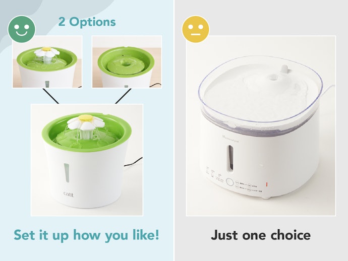 Adjustable Dispensers Allow You to Accommodate Your Cat’s Preferences