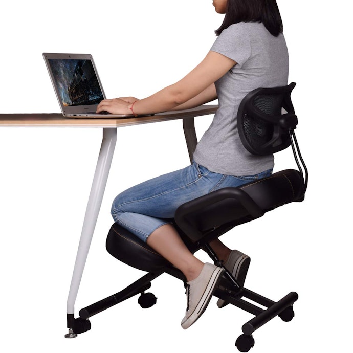 A Kneeling Ergonomic Chair Can Reduce Spinal Compression and Improve Posture