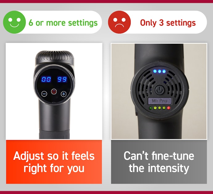 Look For at Least 6 Vibration Strength Settings to Match Your Needs