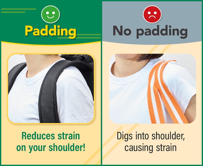 Look for Backpacks With Padding for Your Shoulders and Back