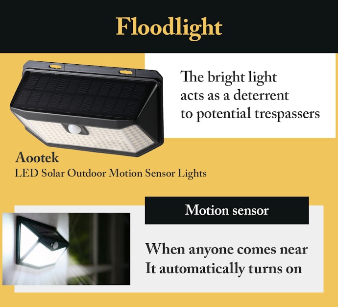 Most Floodlights Are Equipped With Motion Sensors to Intruders