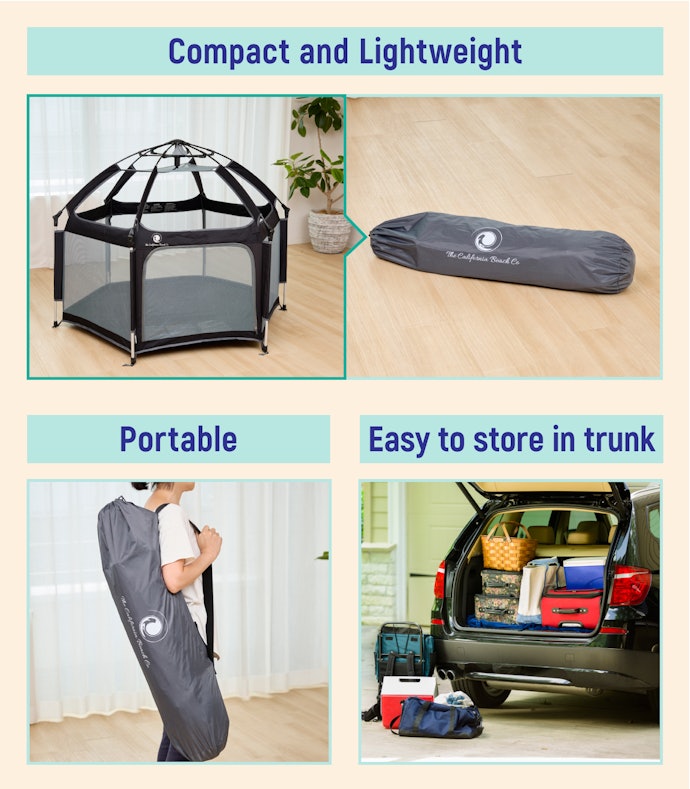 Lightweight Playpens Are Easy to Carry and Can Be Taken on Trips