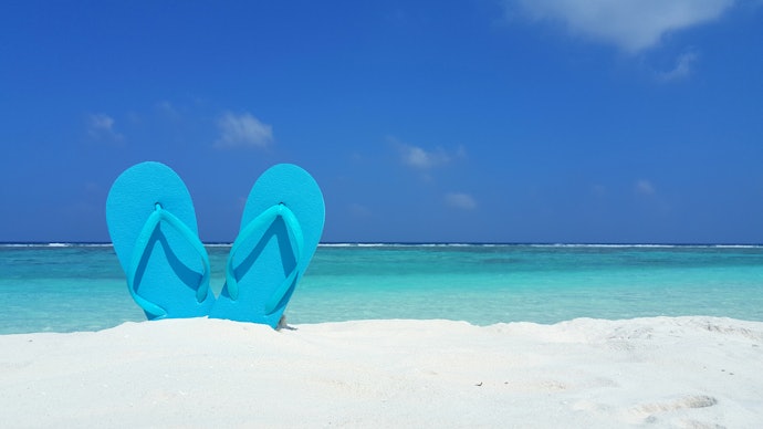 Rubber Flip-Flops for Beachgoers