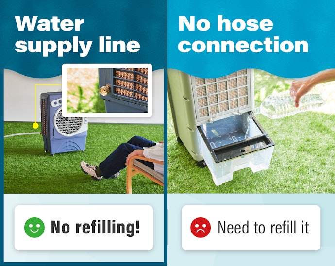 You Won't Need to Constantly Refill the Tank if It Has a Hose Inlet