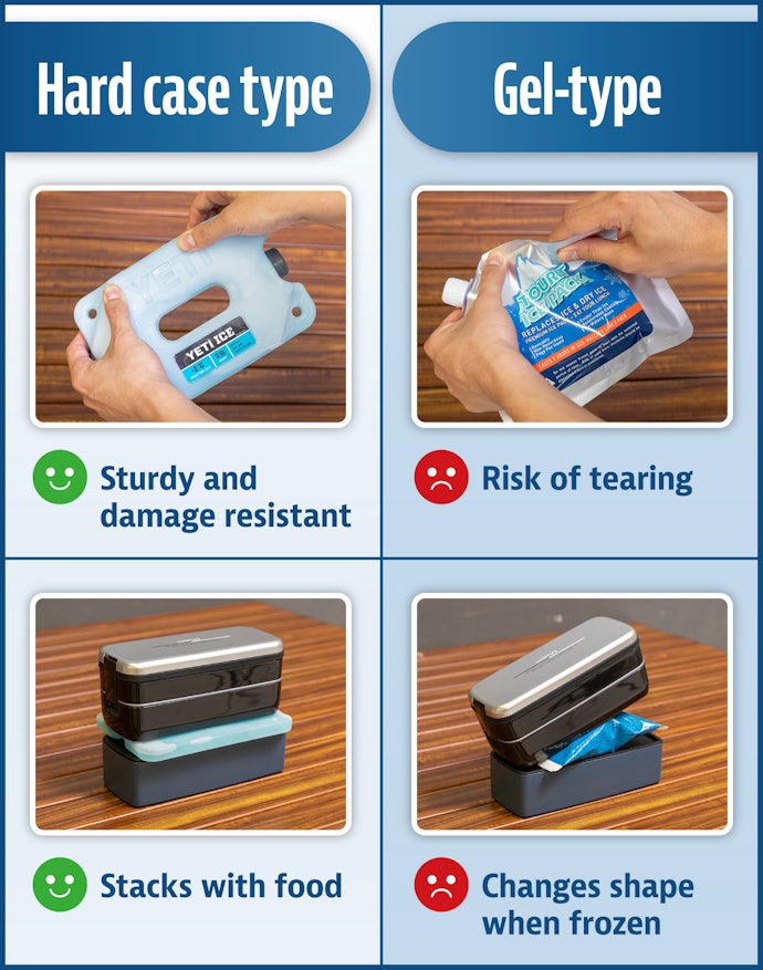 Hard Ice Packs Offer Durability and Easy Stacking