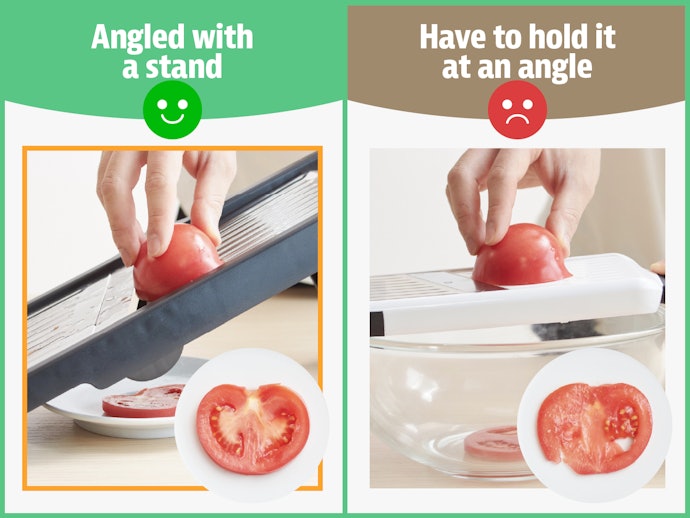  Gramercy Adjustable Mandoline Food Slicer, Mandoline Slicer for  Kitchen, Mandolin, Potato Slicer, Tomato Slicer, Carrot Slicer, Onion Slicer  - Stainless Steel - INCLUDING One Pair Cut-Resistant Gloves : Home & Kitchen