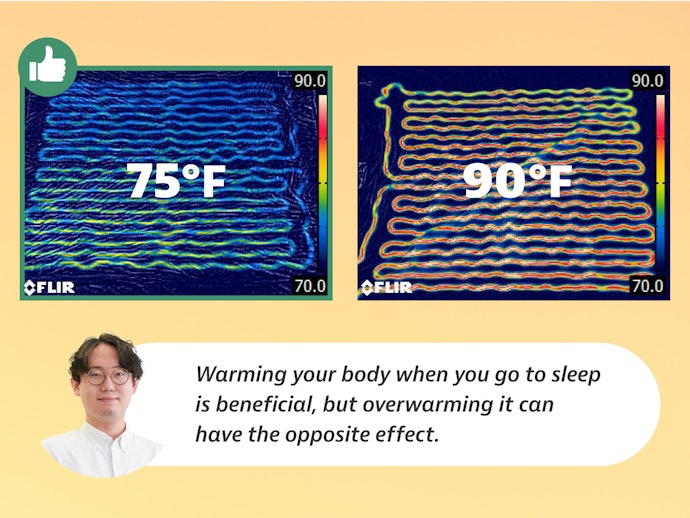 75 to 80 Degrees Will Avoid Overheating Your Core Body Temperature