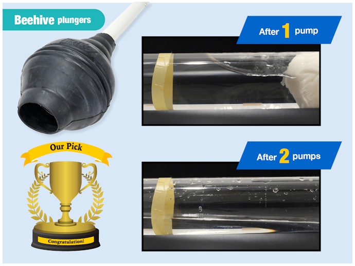 Beehive Plungers Can Unclog a Toilet in Just 2 Plunges and Are Our Top Recommendation!