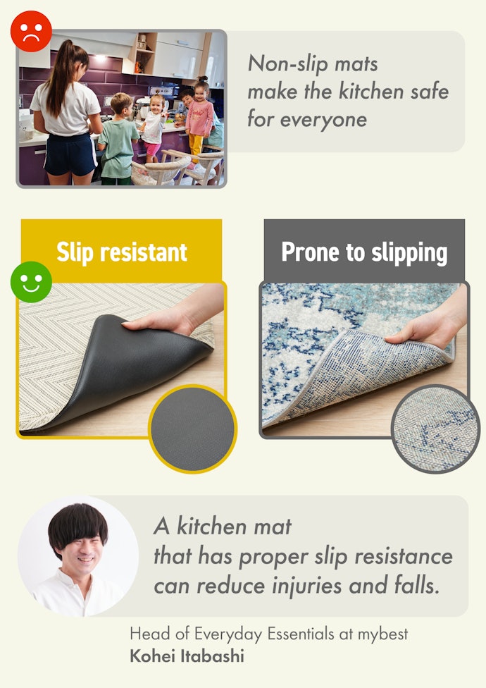 Non-slip Kitchen Mats Can Prevent Accidents