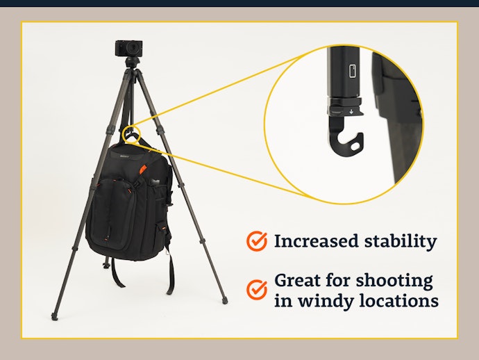 We Recommend a Stabilizer Weight Hook to Prevent Swaying Due to Wind