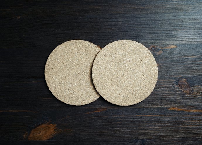 Cork or Wooden Coasters Provide Durability