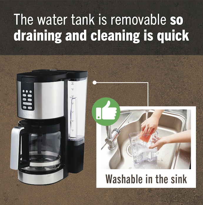 A Removable Water Tank Makes Daily Cleaning Easy
