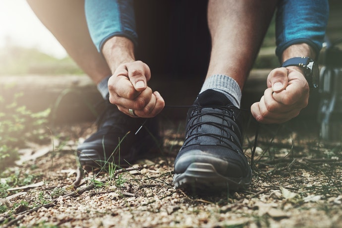 Wear Hiking Sneakers for Walking Trails