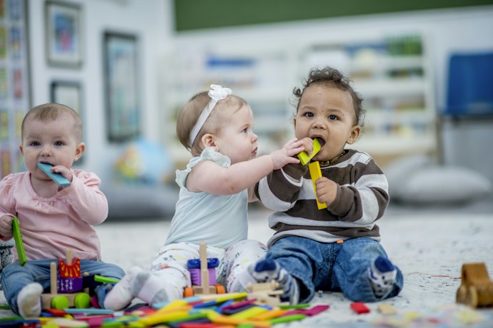 Encourage Gustatory Exploration With Teething Surfaces