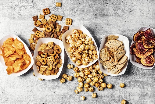 Chips, Nuts, or Crackers for a Savory Flavor