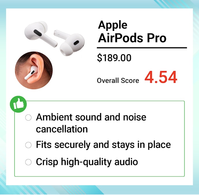 Our Top Pick: Apple AirPods Pro