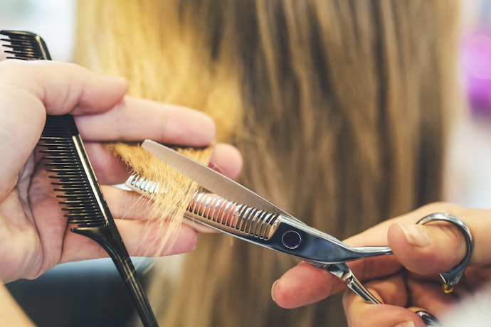 Thinning Scissors Can Texturize Thicker Hair
