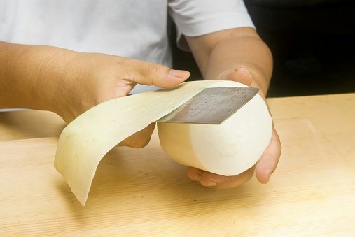 Usuba Knives for Making Thin Cuts or Decorative Garnishes