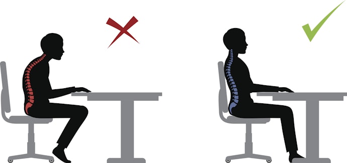 Comfortable Armrests to Prevent Slouching